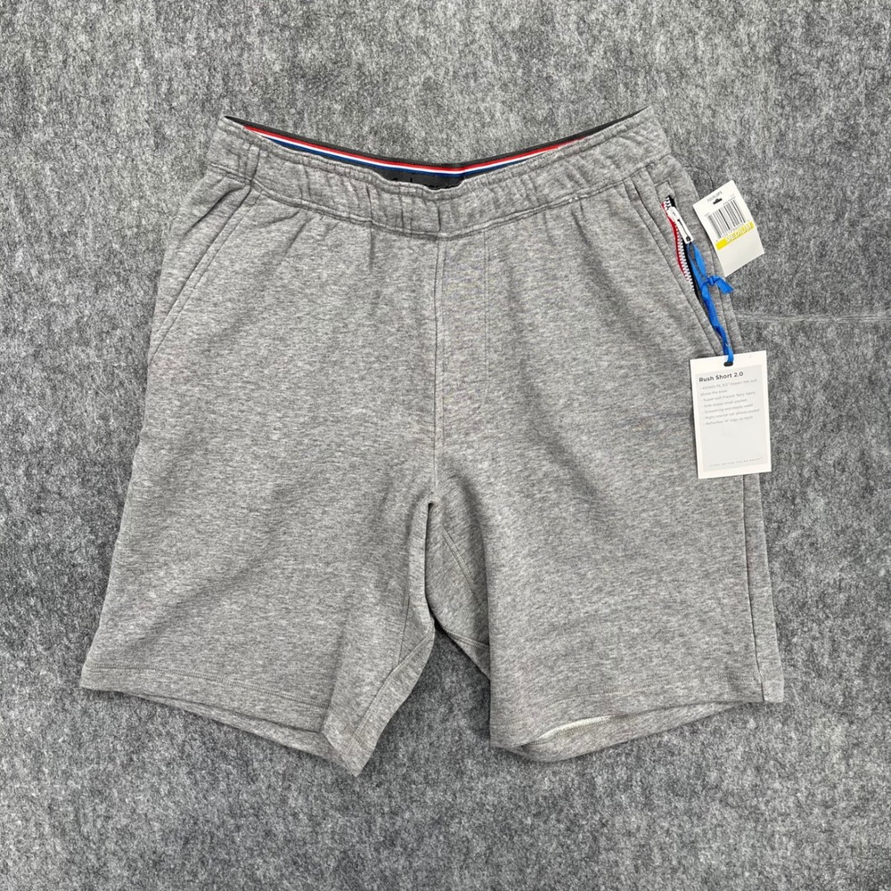 Fourlaps Shorts Mens Medium Grey Heather French Terry Gym 2.0